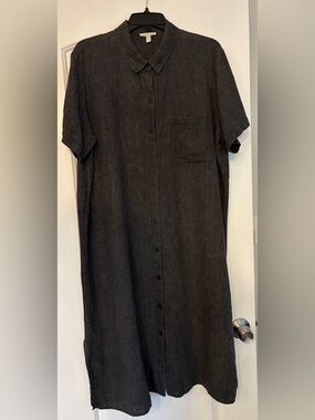 Eileen Fisher Organic Linen Dress XL